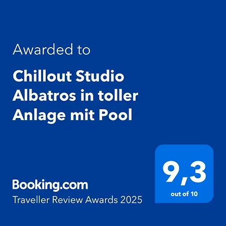 Apartman Chillout Albatros In Toller Anlage Mit Pool *